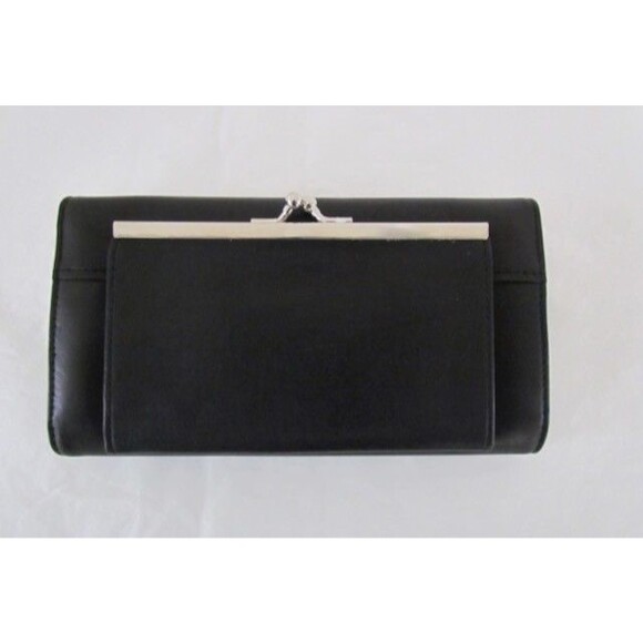 Vintage Dopp All Leather Black Checkbook Wallet Large Deadstock New in Boz - Picture 5 of 16